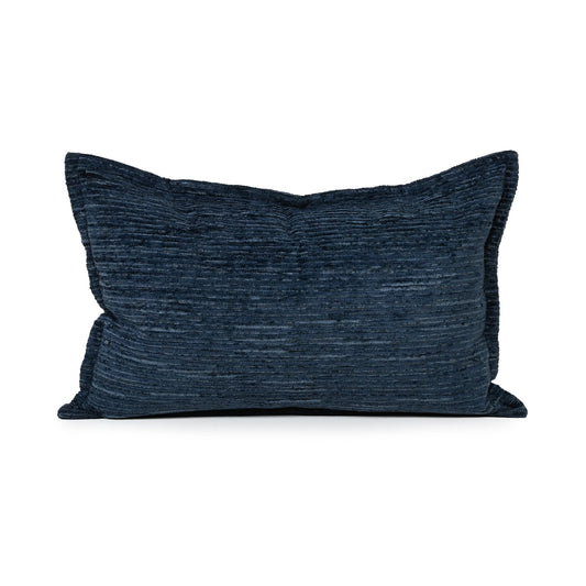 NAVY TEXTURED CUT VELVET