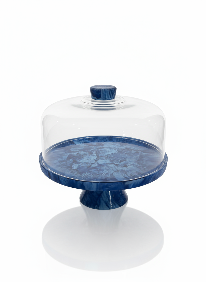 Footed Cake Plate Dome