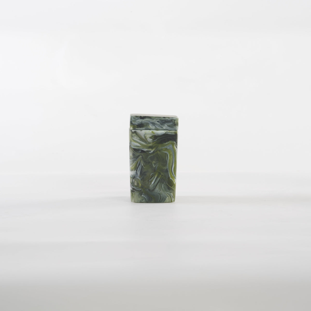 Bathroom Small Square Lidded Box
