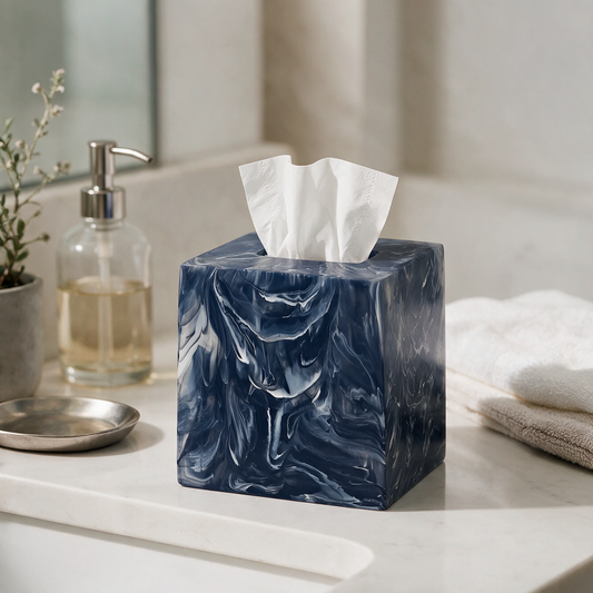 Bathroom Small Square Tissue Box