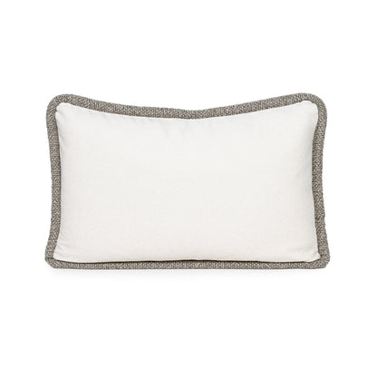 CREAM FELT WITH THICK WOVEN LATTE TRIM