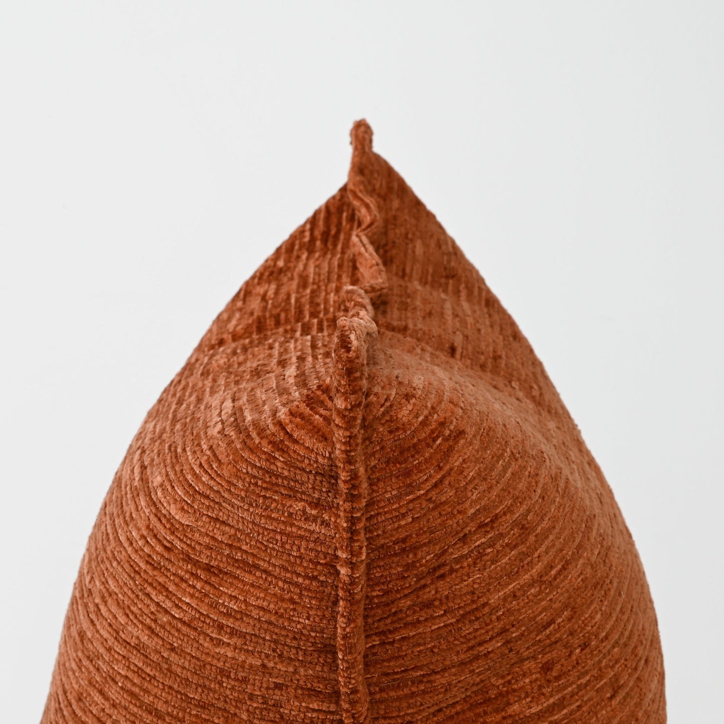 RUST TEXTURED CUT VELVET