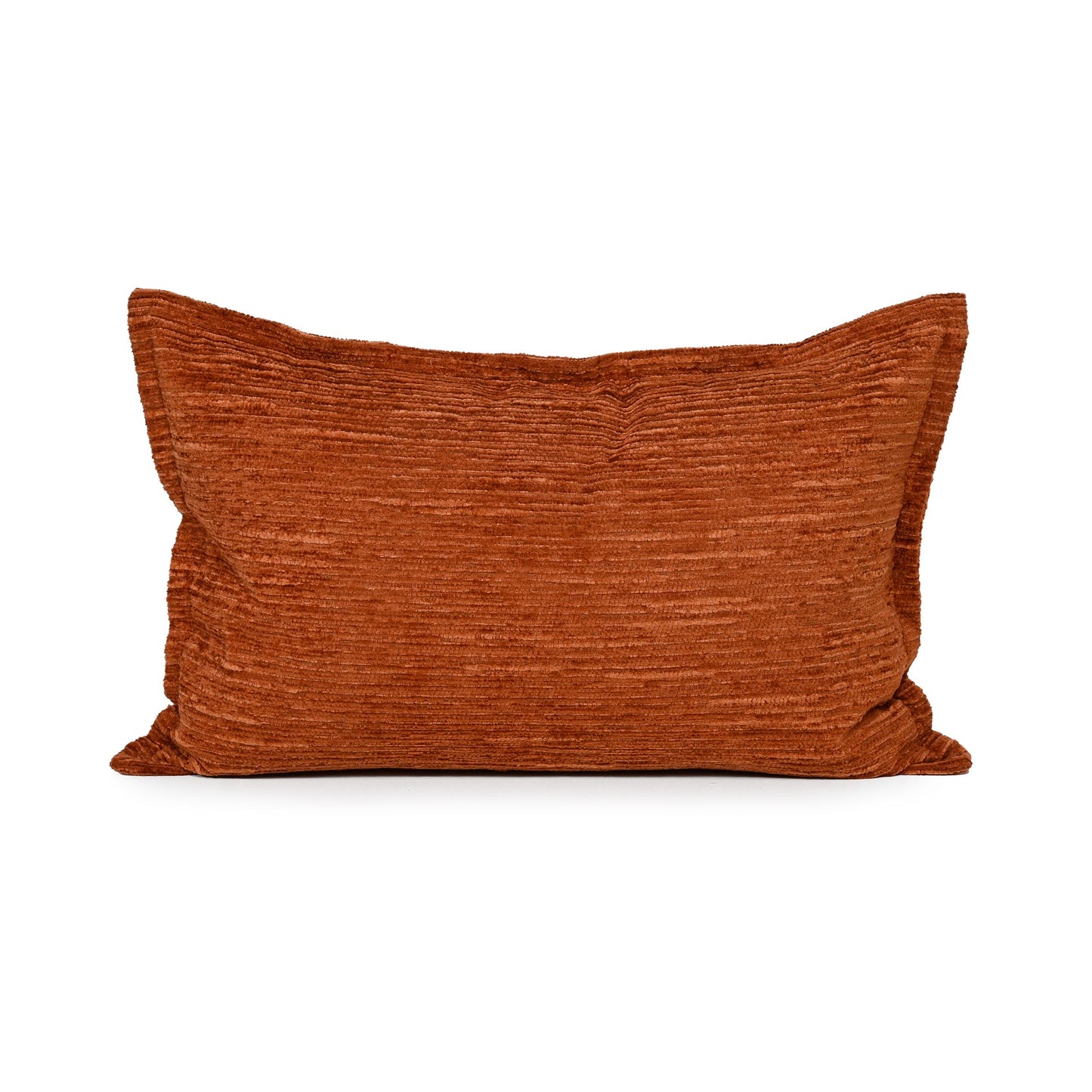 RUST TEXTURED CUT VELVET