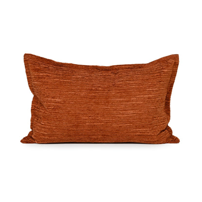 RUST TEXTURED CUT VELVET
