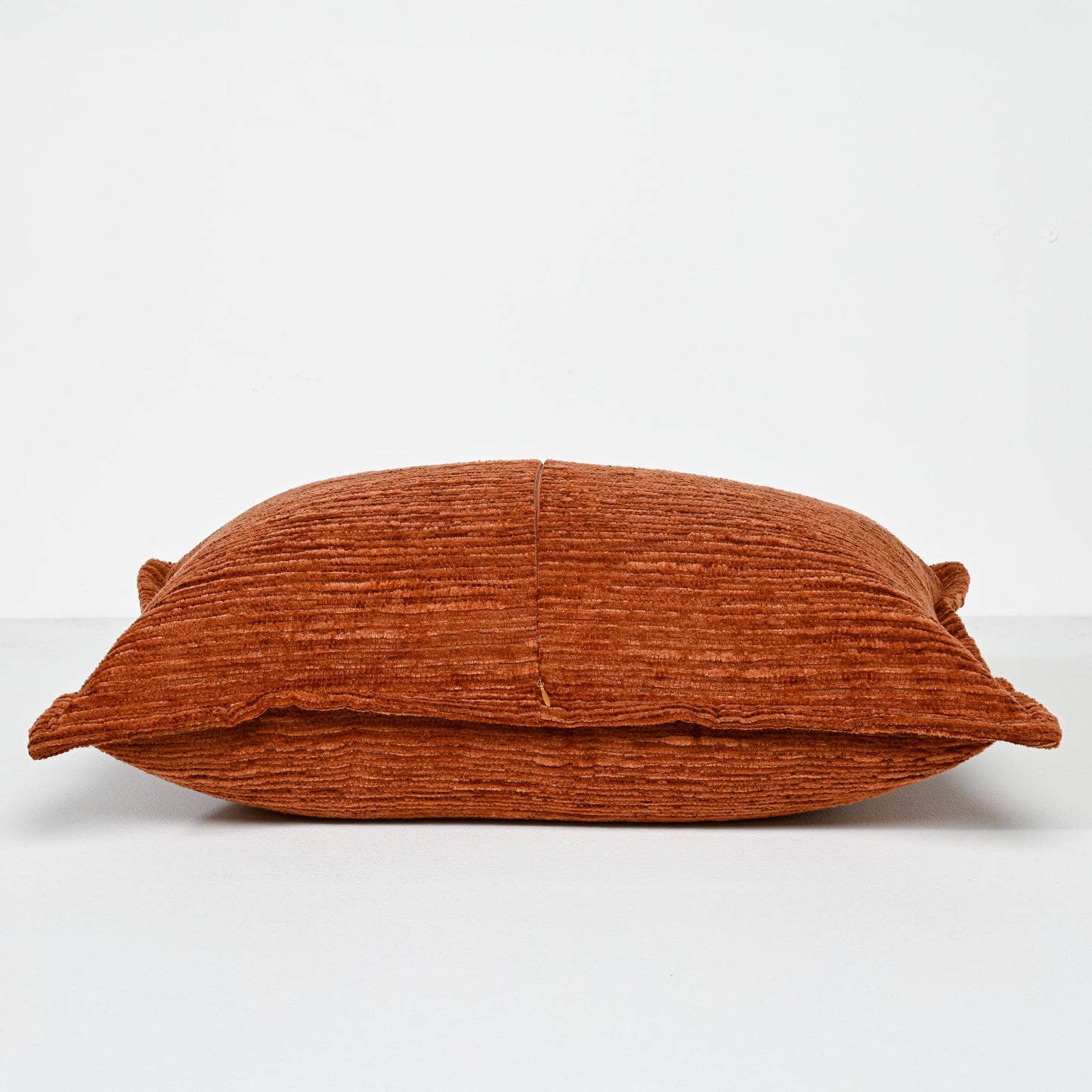 RUST TEXTURED CUT VELVET
