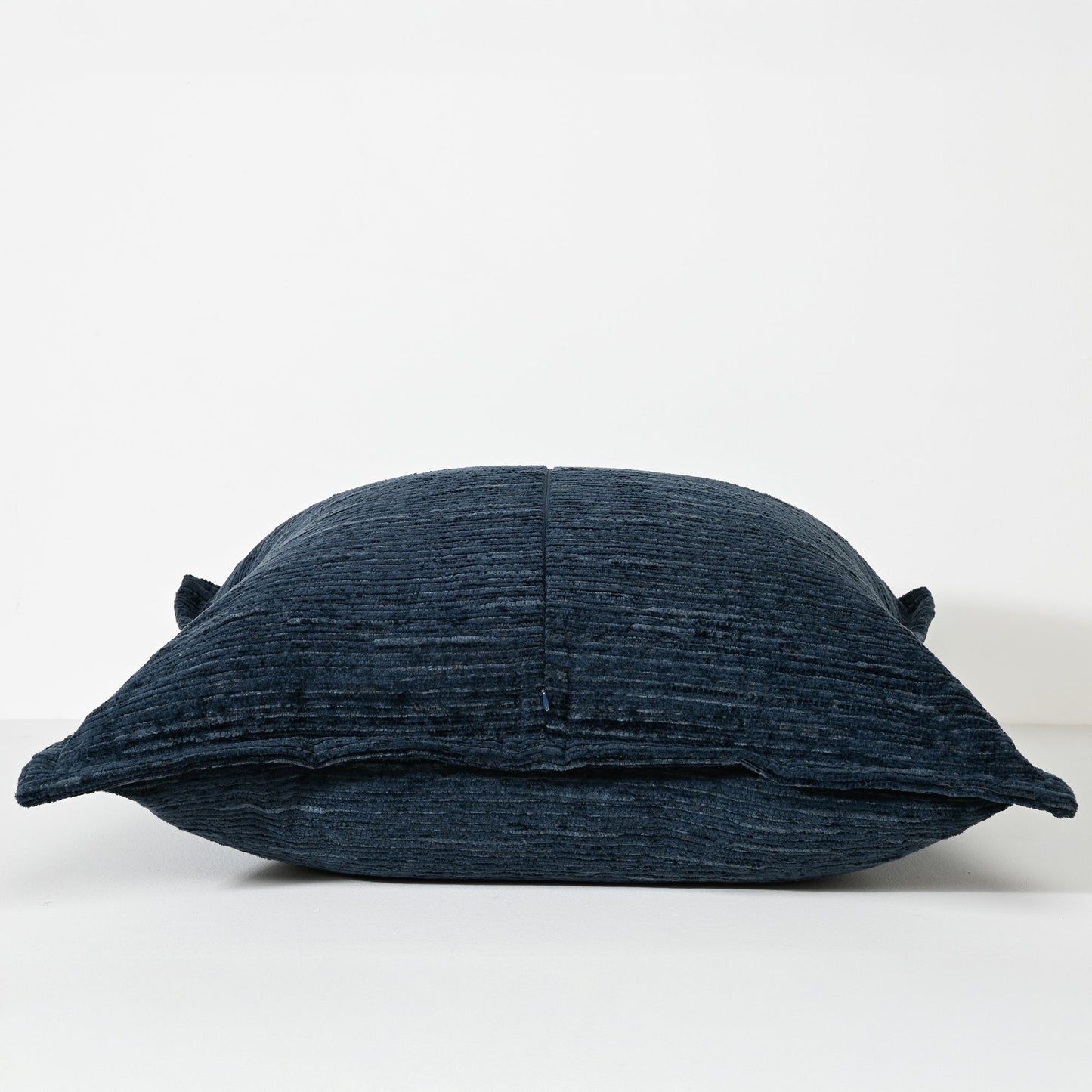 NAVY TEXTURED CUT VELVET