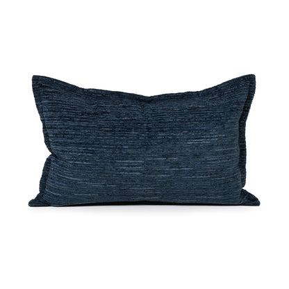 NAVY TEXTURED CUT VELVET