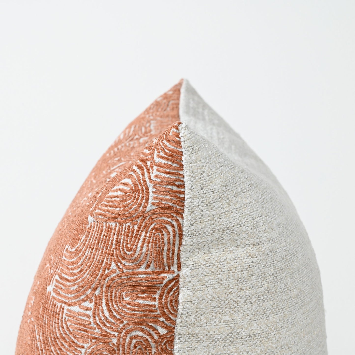 BURNT ORANGE ON OAT ABSTRACT